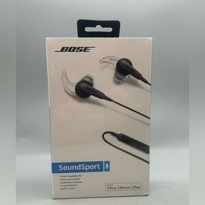 Bose SoundSport In-Ear WIRED Headphones Charcoal Blac